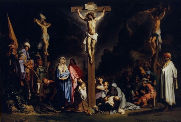 Crucifixion of Jesus by Rembrandt